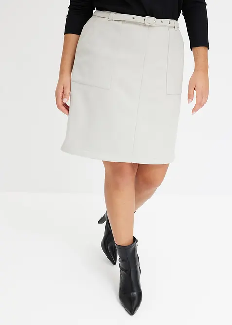 Imitatieleren rok, bonprix