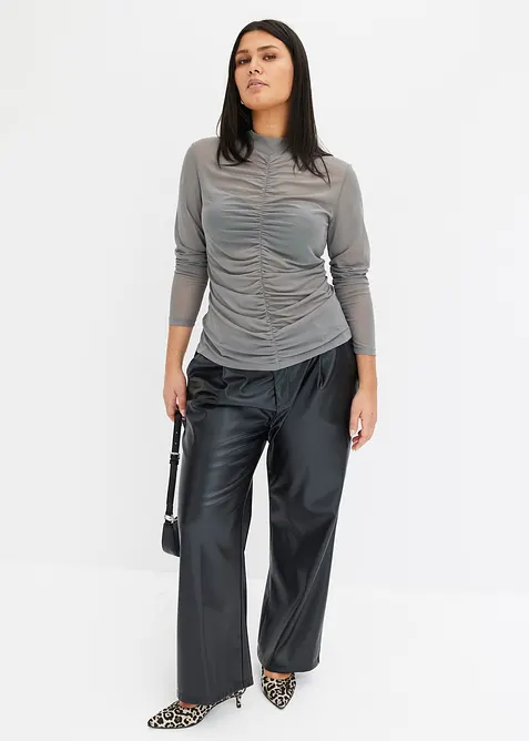 Imitatieleren broek, bonprix