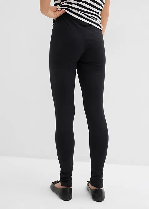 Legging met biologisch katoen (set van 2), bonprix