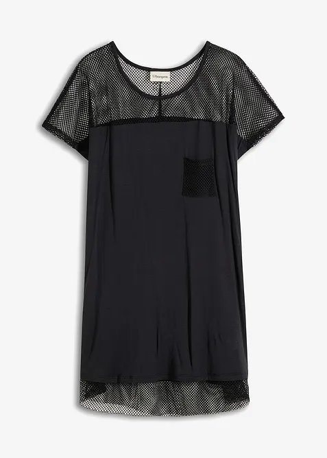 Lang strandshirt van viscose, bonprix