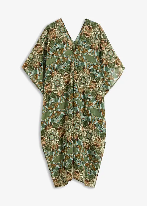 Oversized strandjurk van chiffon, bonprix