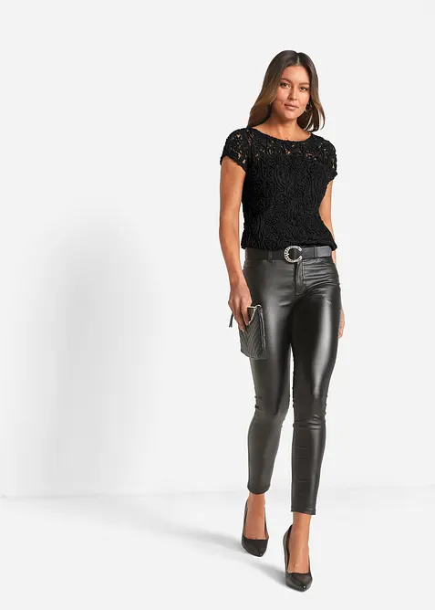 Blouse van koordkant, bonprix