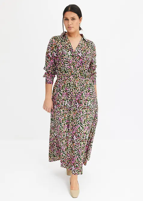 Maxi jurk gedessineerd, bonprix