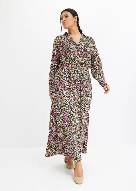 Maxi jurk gedessineerd, bonprix