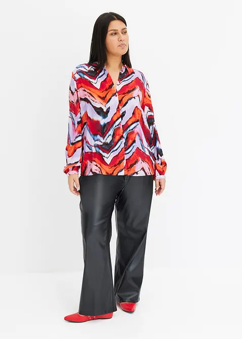 Gedessineerde blouse, bonprix