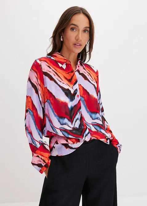 Gedessineerde blouse, bonprix