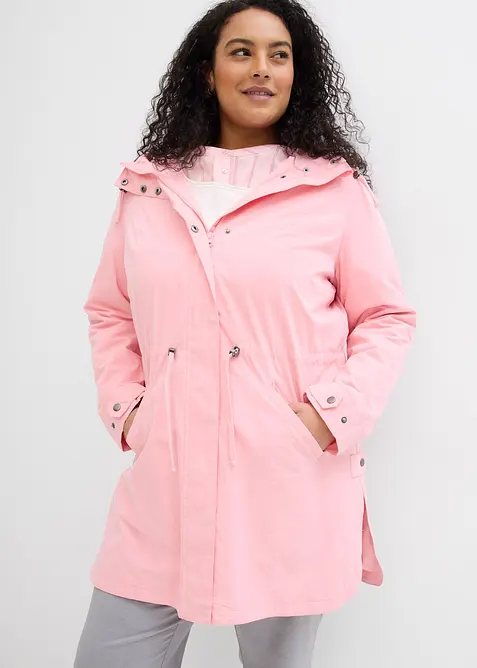 Lange parka met capuchon, bonprix