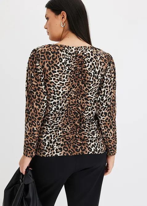 Longsleeve met gerimpelde details, bonprix