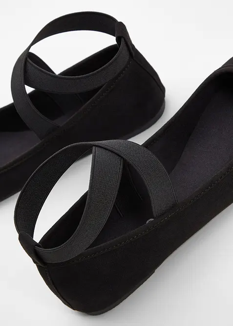 Ballerina's met elastische bandjes, bonprix