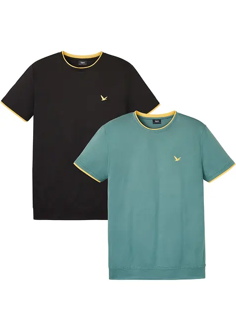 T-shirt (set van 2), bonprix
