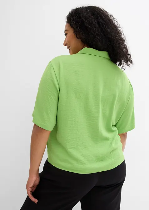 Boxy blouse van lichte crêpe, bonprix