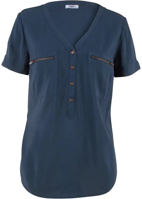 Viscose blouse, korte mouw, bonprix