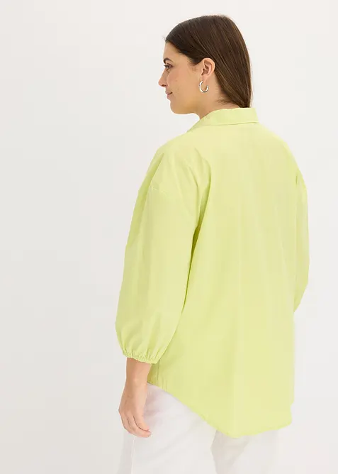 High-low blouse met ballonmouwen, bonprix