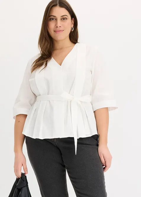 Blouse van puur katoen, bonprix
