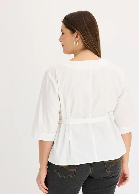 Blouse van puur katoen, bonprix