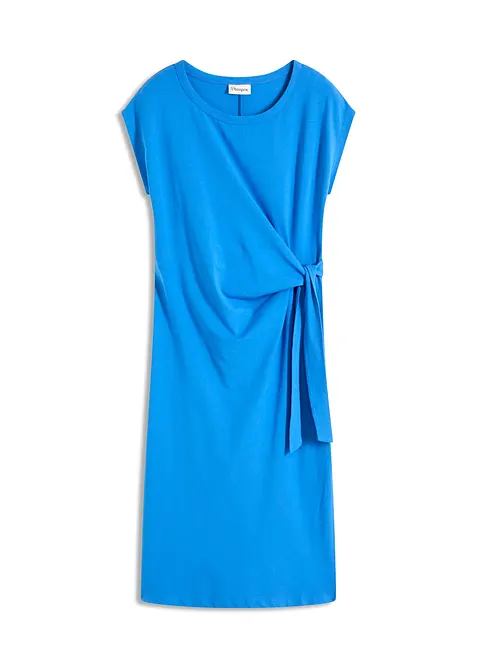 Jerseyjurk van elastische katoenmix met knopen, bonprix