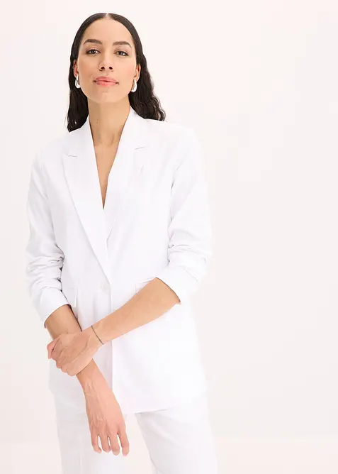 Linnen blazer, bonprix