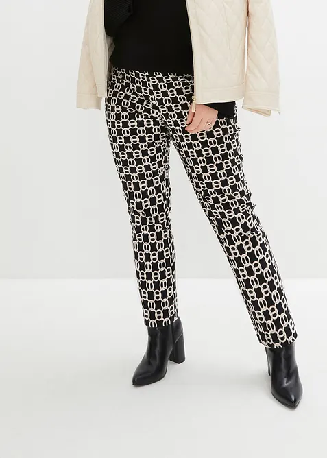 Bengaline stretch broek, bonprix