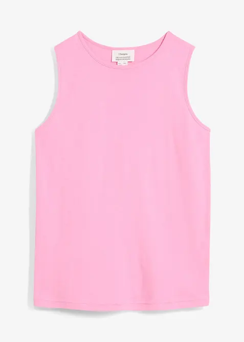 Geribde top van biologisch katoen, bonprix