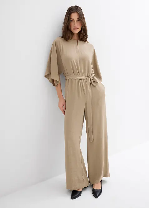 Jumpsuit met ceintuur, bonprix