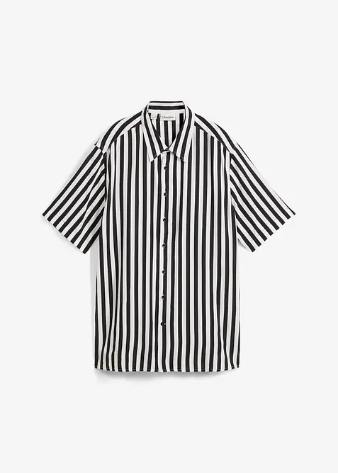 Overhemd met korte mouwen van zachte viscose, bonprix