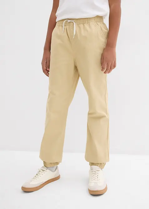 Instapbroek van katoen, regular fit (set van 2), bonprix