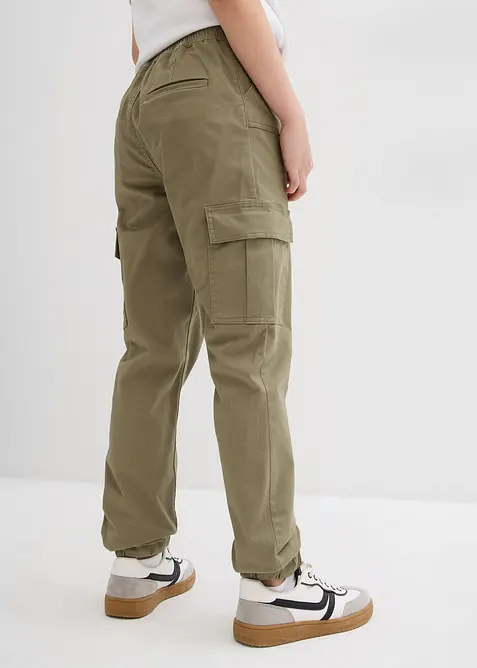 Cargo broek met opgezette zakken, bonprix