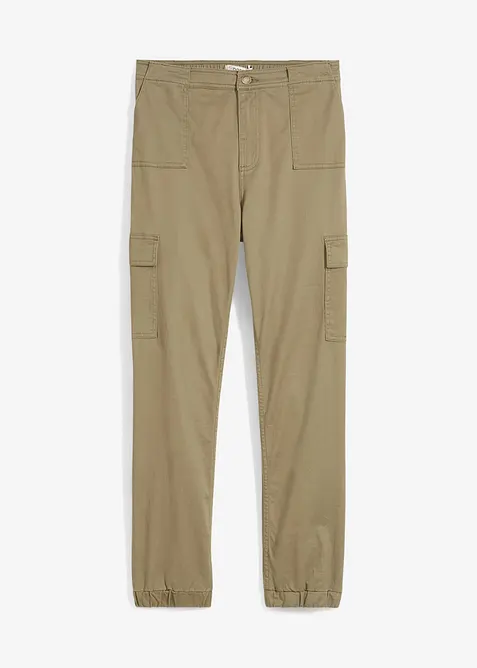 Cargo broek met opgezette zakken, bonprix