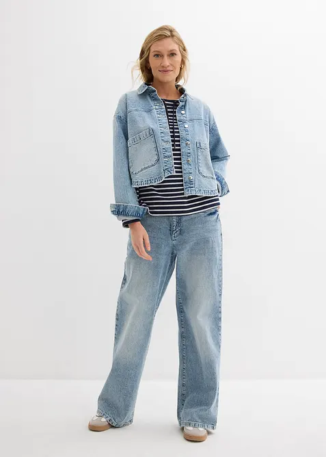 Sweater van gestructureerd materiaal, bonprix