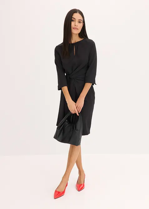 Jurk met strikdetail, bonprix