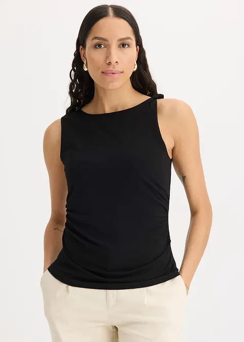 Jersey top met twist, bonprix