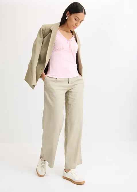 Shirt met plooitjes, bonprix