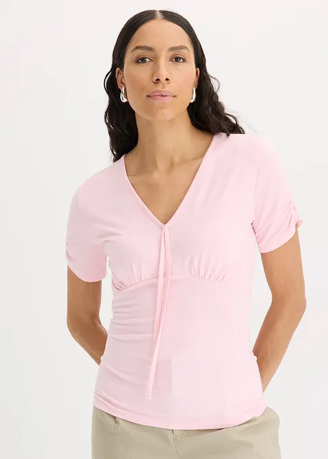 Shirt met plooitjes, bonprix