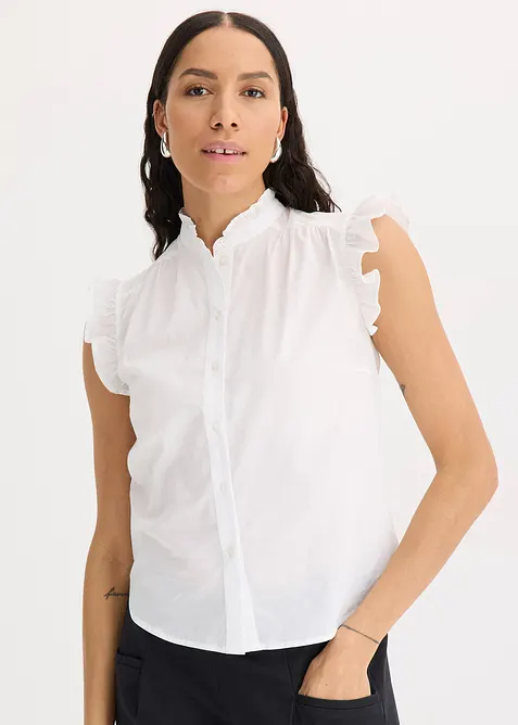 Licht blouse zonder mouwen, bonprix