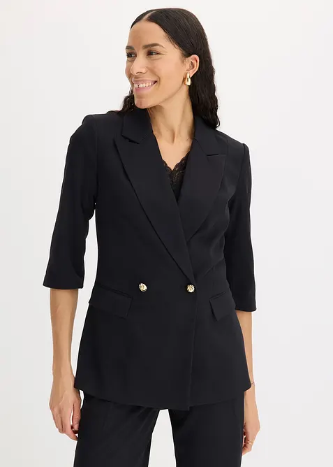 Lange blazer met 3/4 mouwen, bonprix