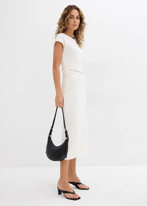 Midi jurk van soepel vallende viscose, bonprix
