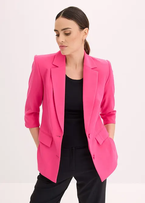 Blazer met modieus geaccentueerde schouders, bonprix