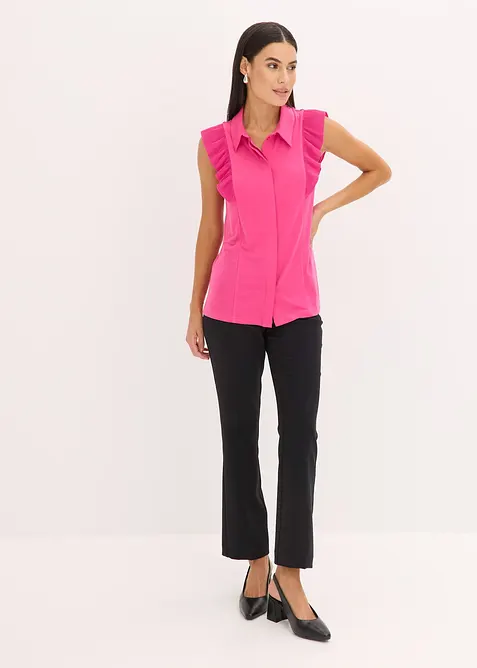Blouse met volants, bonprix