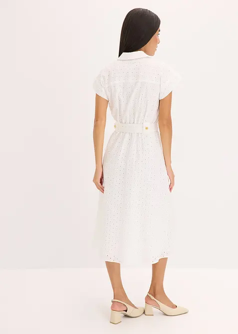 Overhemdjurk met broderie anglaise, bonprix