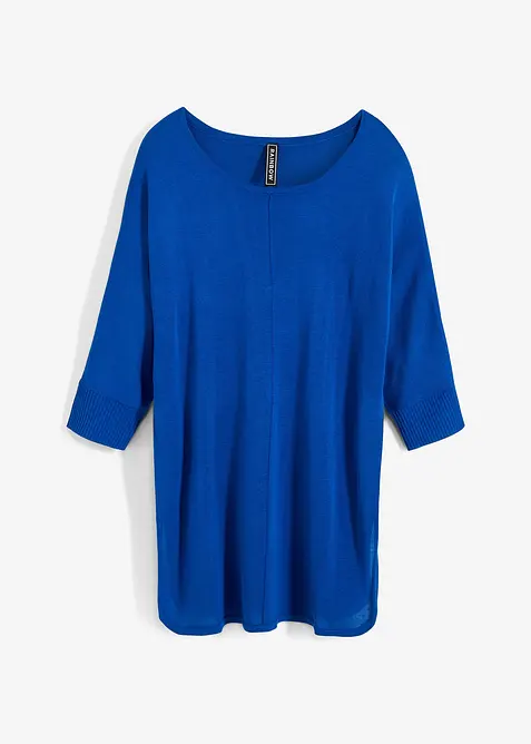 Fijnebreide trui met 3/4 mouwen, bonprix