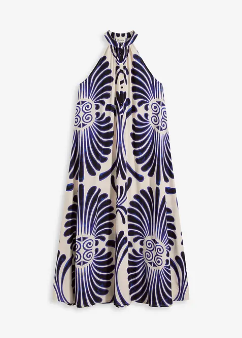 Wijde maxi jurk van vloeiende viscose, bonprix