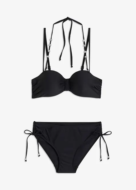 Balconette bikini met extra halter bandje (2-dlg. set), bonprix