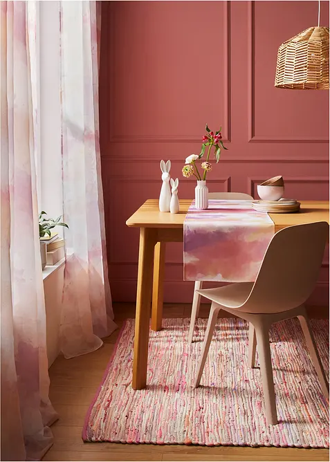 Gordijn met print (2 stuks), bonprix