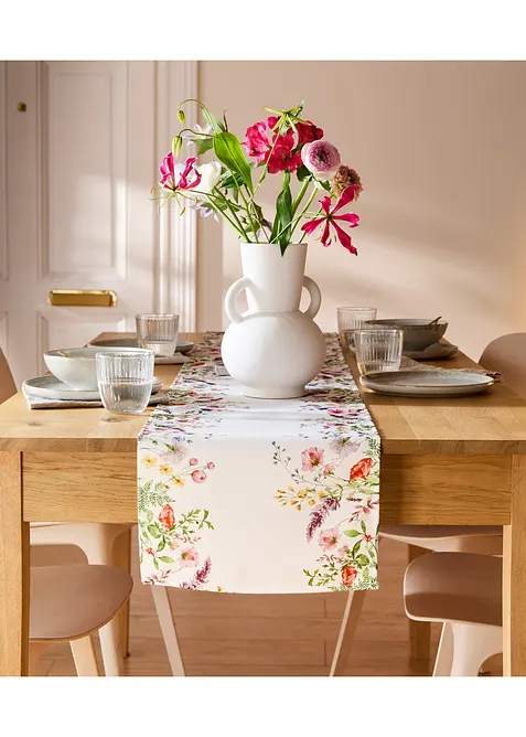 Tafelloper met bloemenprint, bonprix