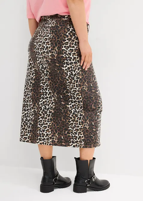 Katoenen spijkerrok met stretch, bonprix