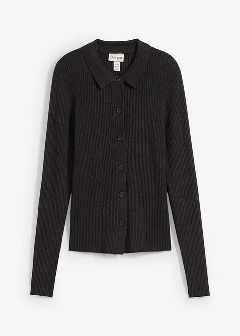 Gebreid vest van viscosemix, bonprix