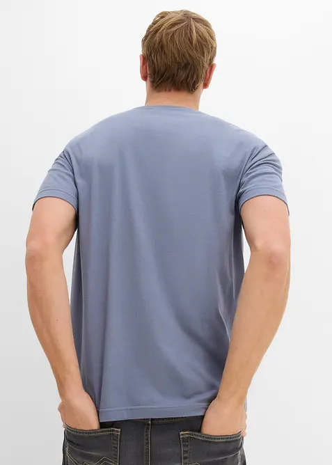 T-shirt (set van 2) van puur katoen, bonprix