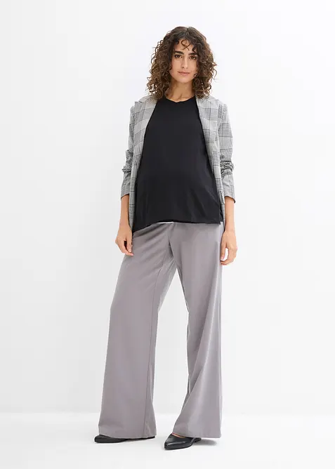 Zwangerschapsshirt / voedingsshirt (set van 2) van biologisch katoen, bonprix