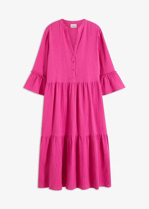 Maxi jurk van mousseline, bonprix