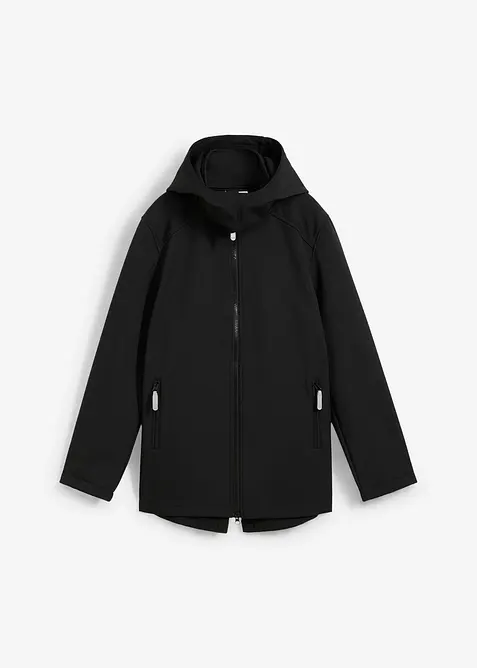 Waterafstotende softshell parka met afneembare capuchon, bonprix